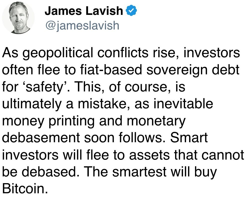 The smartest will buy Bitcoin. The smartest will buy Bitcoin.